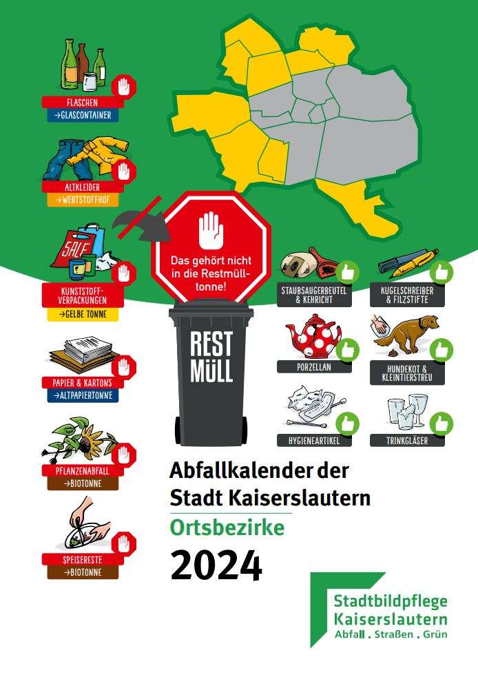 Städtischer Abfallkalender 2024 Wird Ab 18. Dezember Verteilt